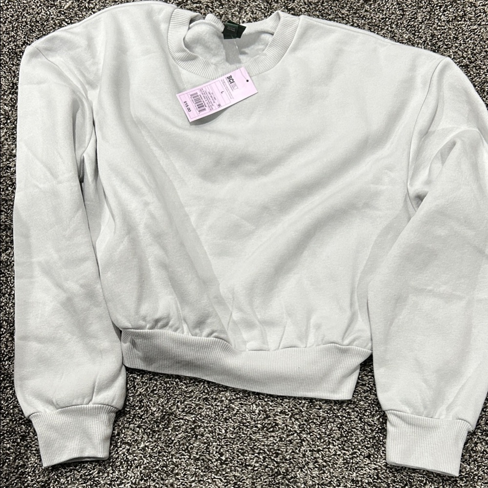 Wild Fable Light Gray Crewneck Sweatshirt